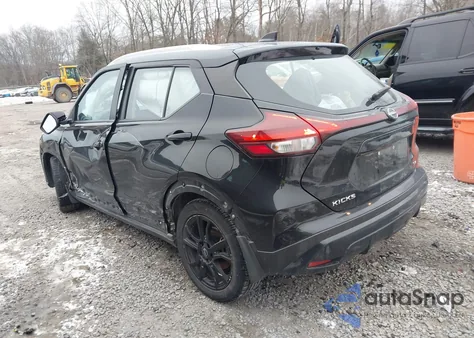 2022 Nissan Kicks Sv Xtronic Cvt from USA, damaged, VIN 3N1CP5CV1NL509217